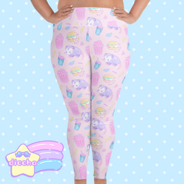 ♡ cutie possum plus size leggings ♡