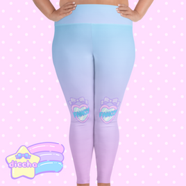 ♡ fancy knees plus size leggings ♡