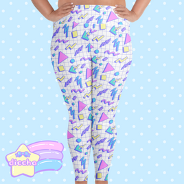 ♡ cool geometrics plus size leggings ♡