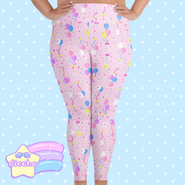 ♡ party balloons plus size leggings ♡
