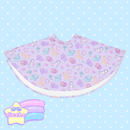 ♡ zoo pets skirt - purple ♡