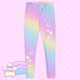 ♡ soft rainbow leggings ♡