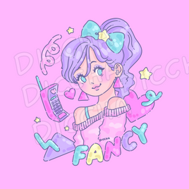 ♡ fancy calls art print PREORDER ♡