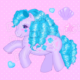 ♡ diccha ponies series pt.3 art print PREORDER ♡