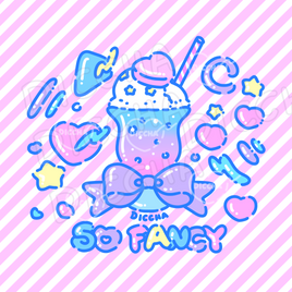 ♡ fancy soda art print PREORDER ♡