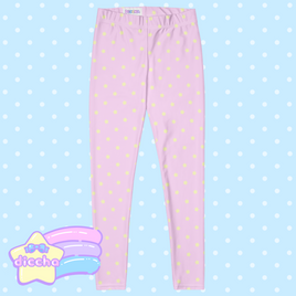 ♡ starry leggings - pink ♡