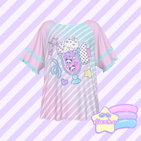 
              ♡ panda soda frilly top ♡
            