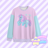 
              ♡ bubble bath pony sweatshirt ♡
            