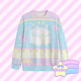 ♡ birthday cake sweatshirt ♡