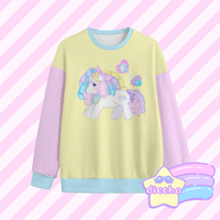 
              ♡ baby powder pony sweatshirt ♡
            