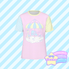 ♡ safari carousel tee ♡