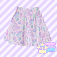 
              ♡ 90s toys skater skirt ♡
            