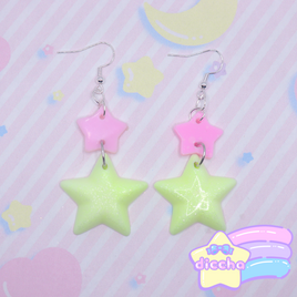 ♡ simple star earrings 2 ♡