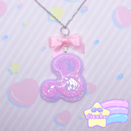 ♡  doll logo necklace ♡