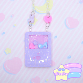 ♡ mp3 player shaker necklace ♡