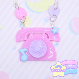 ♡ cutie phone necklace ♡