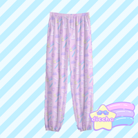 
              ♡ fancy squiggles sweatpants - pink ♡
            