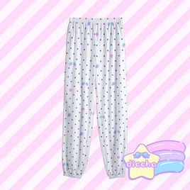 ♡ polka dot sweatpants ♡