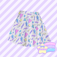 
              ♡ geometrics skater skirt ♡
            