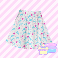 
              ♡ party confetti skater skirt ♡
            