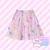 
              ♡ party balloons skater skirt ♡
            