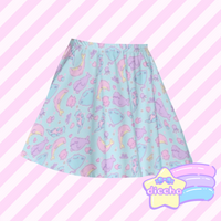 
              ♡ marine dream skater skirt - blue ♡
            