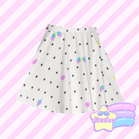 
              ♡ polka dot skater skirt ♡
            