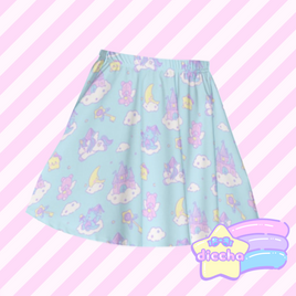 ♡ dreamy castle skater skirt ♡