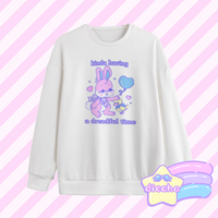 
              ♡ dreadful bunny sweatshirt ♡
            