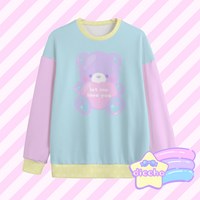 
              ♡ sweet bear sweatshirt - blue ♡
            