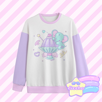 
              ♡ dessert pals - elephant sweatshirt ♡
            