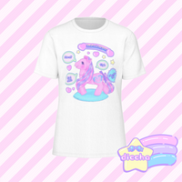 
              ♡ rude talking pony tee - white ♡
            