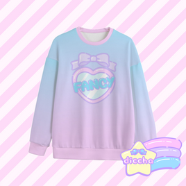 ♡ fancy mirror sweatshirt ♡