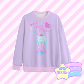 ♡ fancy milkshake sweatshirt ♡