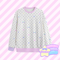 
              ♡ polka dot sweatshirt ♡
            