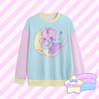 
              ♡ celestial kitty sweatshirt ♡
            