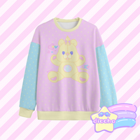 
              ♡ sparkle bear sweatshirt - pink ♡
            