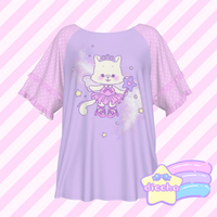 
              ♡ kitty fairy frilly top ♡
            