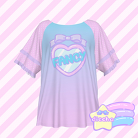 
              ♡ fancy mirror frilly top ♡
            