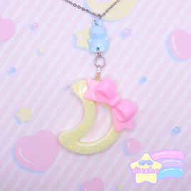 ♡ cutie moon necklace ♡