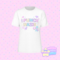 
              ♡ i punch bad people tee - white ♡
            