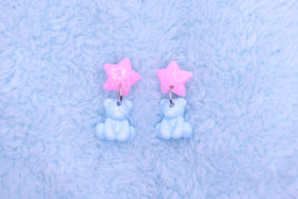♡ curious bears stud earrings 3 ♡