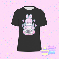 
              ♡ eat the rich tee - black ♡
            