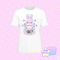 
              ♡ eat the rich tee - white ♡
            