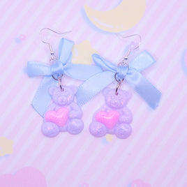 ♡ love bear earrings 1 ♡