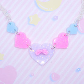 ♡ fancy hearts necklace 1 ♡