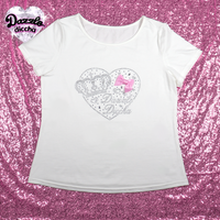 
              ❤︎⁠ dazzle diccha crown logo tee - white PREORDER ❤︎⁠
            