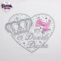 
              ❤︎⁠ dazzle diccha crown logo tee - white PREORDER ❤︎⁠
            