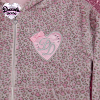 
              ❤︎⁠ leopard essentials hoodie - gray x pink PREORDER ❤︎⁠
            