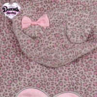 
              ❤︎⁠ leopard essentials hoodie - gray x pink PREORDER ❤︎⁠
            